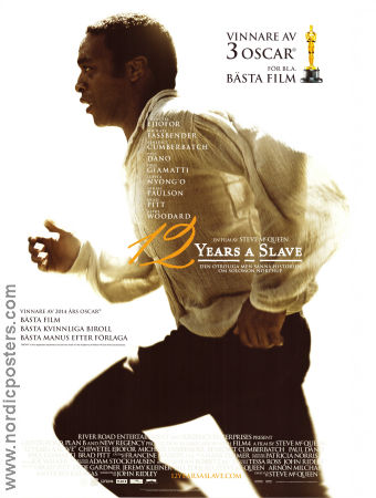 12 Years a Slave 2013 movie poster Chiwetel Ejiofor Michael Fassbender Steve McQueen