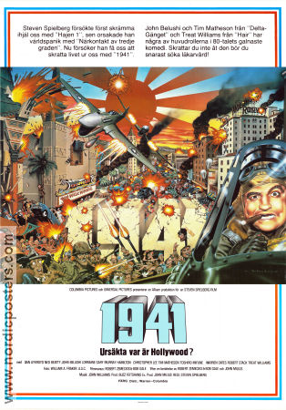 1941 1979 poster John Belushi Dan Aykroyd Treat Williams Steven Spielberg Krig