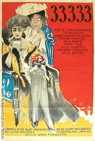 33333 1924 movie poster Fritz Strandberg Stina Berg