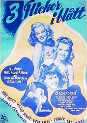 3 flickor i blått 1946 poster Vera-Ellen