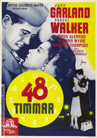 The Clock 1945 movie poster Judy Garland Robert Walker