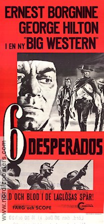 Los desperados 1971 movie poster Ernest Borgnine