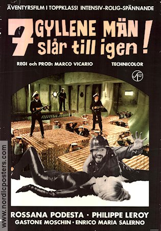 Il grande colpo dei 7 uomini d´oro 1967 movie poster Rossana Podesta Marco Vicario