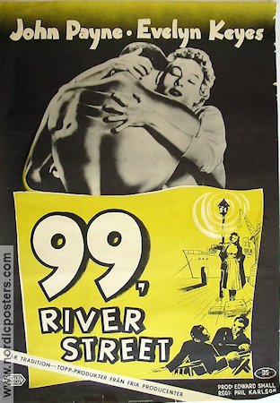 99 River Street 1954 movie poster John Payne Evelyn Keyes Phil Karlson Film Noir