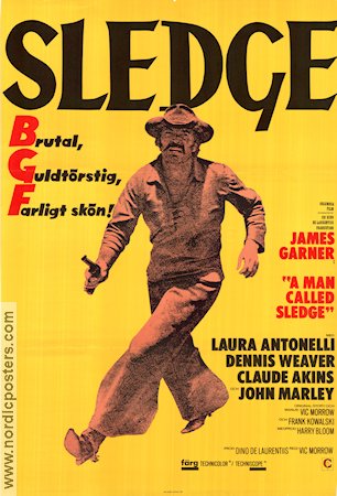 A Man Called Sledge 1970 poster James Garner Dennis Weaver Claude Akins Vic Morrow