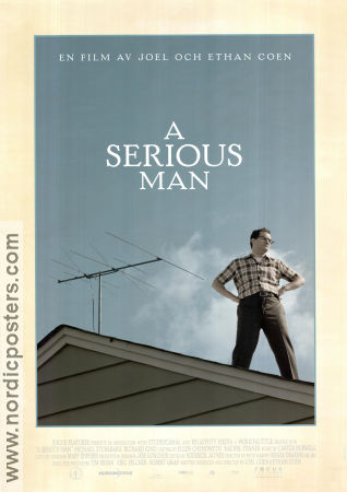 A Serious Man 2009 movie poster Michael Stuhlbarg Richard Kind Sari Lennick Joel Ethan Coen