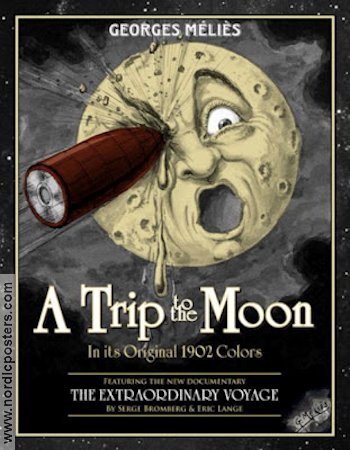 A Trip To the Moon 1902 poster Georges Mélies Text: Jules Verne