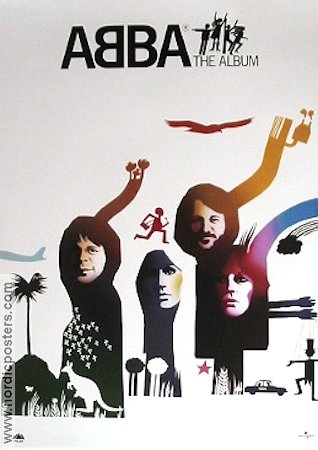 ABBA The Album CD poster 1992 affisch ABBA