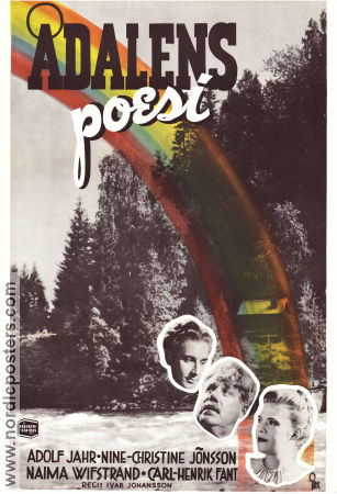 Ådalens poesi 1947 movie poster Adolf Jahr Nine-Christine Jönsson Naima Wifstrand Carl-Henrik Fant Ivar Johansson Writer: Pelle Molin