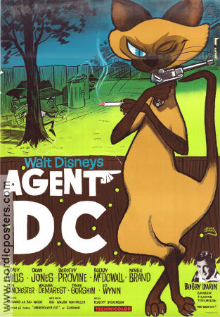 Agent DC 1965 poster Hayley Mills Dean Jones Dorothy Provine Robert Stevenson Katter