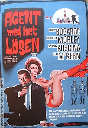 Hot Enough for June 1964 movie poster Dirk Bogarde Sylva Koscina Agents