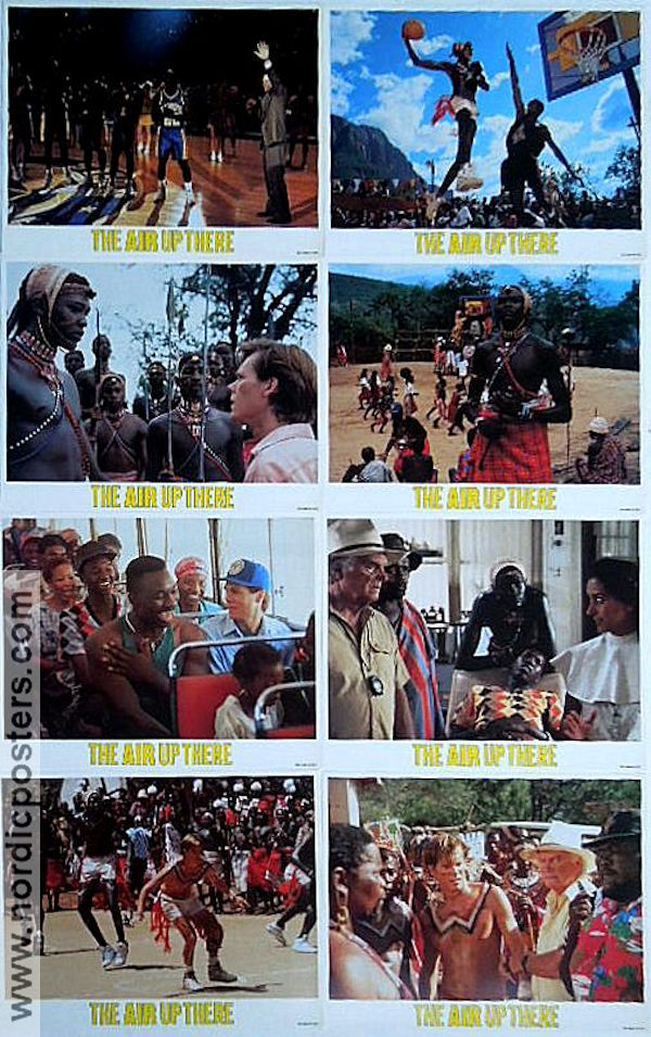 The Air Up There 1994 lobby card set Kevin Bacon Sports
