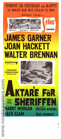 Aktare för Sheriffen 1969 poster James Garner Joan Hackett Walter Brennan Burt Kennedy