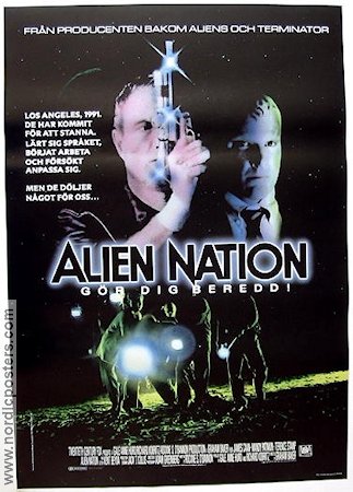 Alien Nation 1988 poster James Caan Mandy Patinkin Terence Stamp Graham Baker