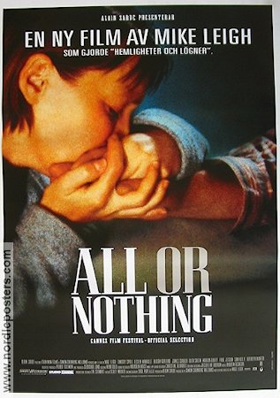 All or Nothing 2002 poster Timothy Spall Lesley Manville Ruth Sheen Mike Leigh