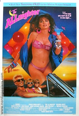 The Allnighter 1987 movie poster Susanna Hoffs Joan Cusack Ladies