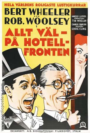 Hook Line and Sinker 1930 movie poster Bert Wheeler Rob Woolsey