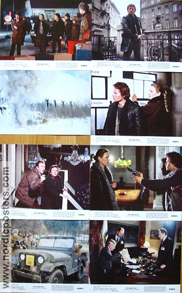 The Amateur 1981 lobby card set John Savage Christopher Plummer Charles Jarrot Country: Canada