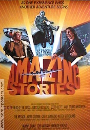 Amazing Stories 1987 movie poster Kevin Costner Steven Spielberg