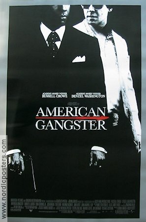 American Gangster 2007 poster Russell Crowe Denzel Washington Chiwetel Ejiofor Ridley Scott