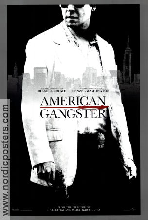 American Gangster 2007 movie poster Russell Crowe Ridley Scott