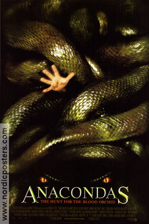 Anacondas: The Hunt for the Blood Orchid 2004 poster Morris Chestnut KaDee Strickland Eugene Byrd Dwight H Little Ormar