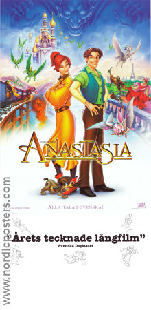 Anastasia 1997 poster Meg Ryan Don Bluth Animerat
