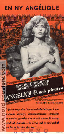 Angélique och piraten 1967 poster Michele Mercier Robert Hossein Roger Pigaut Bernard Borderie