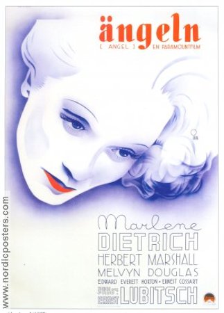 Ängeln 1937 poster Marlene Dietrich