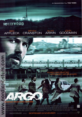 Argo 2012 movie poster Bryan Cranston John Goodman Ben Affleck