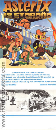 Asterix 12 stordåd 1976 poster Roger Carel René Goscinny Hitta mer: Asterix Text: Goscinny-Uderzo Från serier