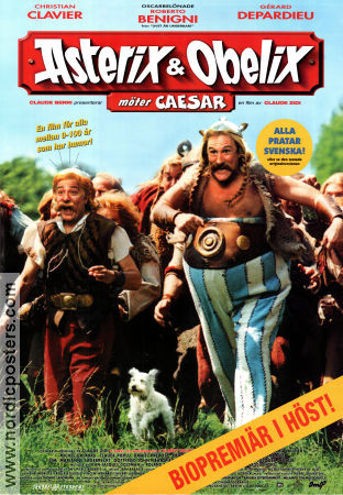 Asterix och Obelix möter Caesar 2002 poster Gerard Depardieu Christian Clavier Alain Chabat Hitta mer: Asterix