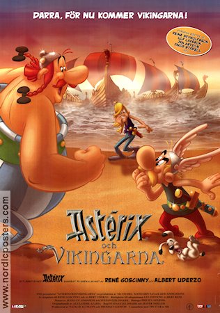 Asterix et les Vikings 2006 movie poster Roger Carel Stefan Fjeldmark Find more: Asterix Find more: Vikings Animation Ships and navy From comics
