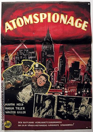 Atomspionage 1957 poster Nadja Tiller
