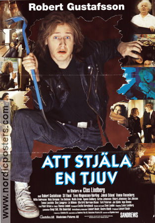 Att stjäla en tjuv 1996 poster Robert Gustafsson Sif Ruud Jakob Eklund Vanna Rosenberg Clas Lindberg Poliser