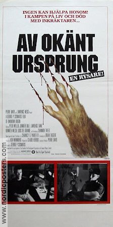 Of Unknown Origin 1983 movie poster Peter Weller