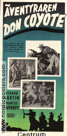 The Adventures of Don Coyote 1947 movie poster Frances Rafferty Richard Martin Reginald Le Borg