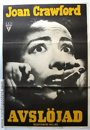 Sudden Fear 1952 movie poster Joan Crawford Jack Palance Gloria Grahame David Miller Film Noir