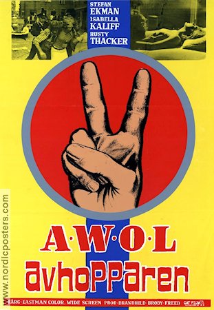 AWOL avhopparen 1972 movie poster Stefan Ekman