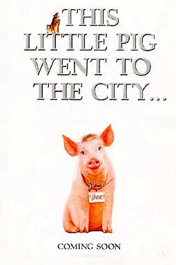 Babe Pig in the City 1998 movie poster George Miller