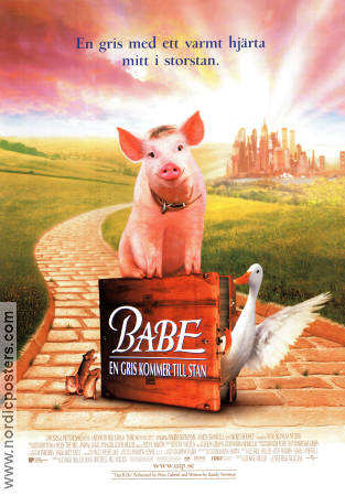 Babe the Gallant Pig 1995 movie poster Christine Cavanaugh Chris Noonan