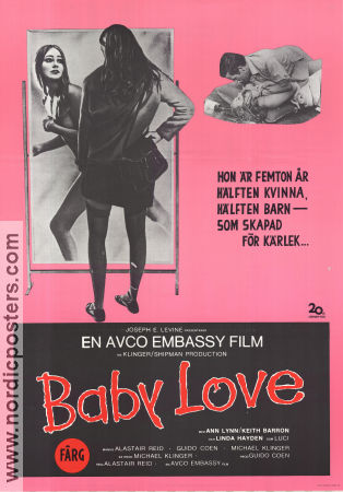 Baby Love 1969 poster Linda Hayden Diana Dors Alastair Reid