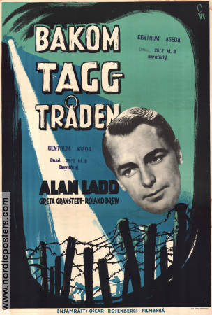 Beasts of Berlin 1947 movie poster Alan Ladd Greta Granstedt