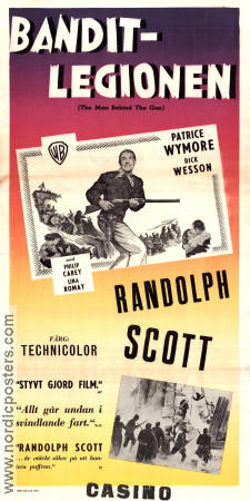 Banditlegionen 1953 poster Randolph Scott Patrice Wymore Dick Wesson Felix E Feist