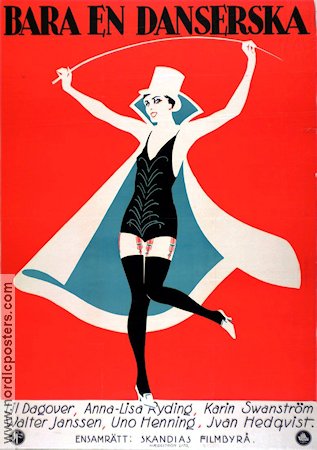 Bara en danserska 1927 movie poster Lil Dagover