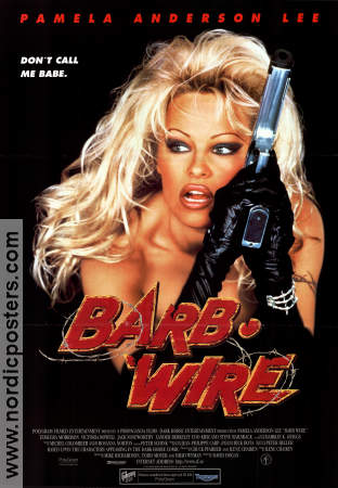 Barb Wire 1996 movie poster Pamela Anderson Lee Temuera Morrison David Hogan Guns weapons Ladies From comics