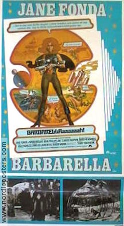 Barbarella 1968 poster Jane Fonda Roger Vadim