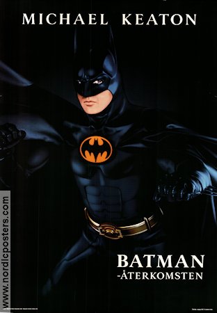 Batman Returns 1992 movie poster Michael Keaton Tim Burton Find more: Batman Find more: DC Comics From comics
