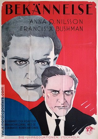 The Thirteenth Juror 1927 movie poster Anna Q Nilsson Francis X Bushman