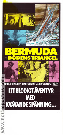 Bermuda dödens triangel 1978 poster Andrés Garcia Janet Agren Arthur Kennedy Tonino Ricci